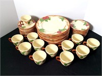 12 Place Settings of Franciscan Apple China