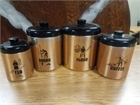 Copper Colored Canister Set