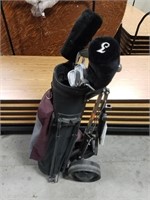 Golf Clubs, Bag, & Misc