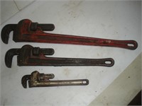 Rigid Pipe Wrenches 10, 18, 24"