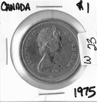 CANADIAN 1975 $1 DOLLAR COIN