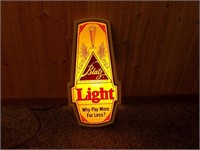 Vintage Blatz Illuminated Display Sign