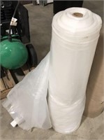 Roll of plastic cover