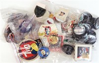 Lot of Stickers, patches, pins