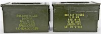 (2) U.S. Military Surplus Ammo Cans
