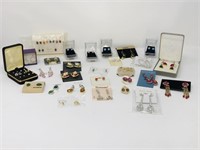 assortment of faux gemstone jewellery