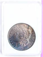 Coin 1890-S Morgan Silver Dollar Brilliant Unc.