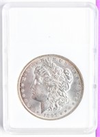 Coin 1897  Morgan Silver Dollar Brilliant Unc.