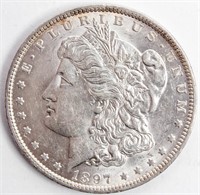 Coin 1897-O Morgan Silver Dollar Choice B.U.