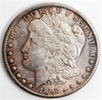 Coin 1892-CC Morgan Silver Dollar Gem B.U.