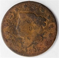 Coin 1823 Large Cent in Good to Very Good