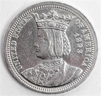Coin 1893 Isabella Commemorative Quarter BU