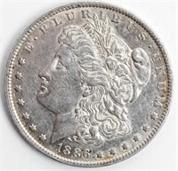 Coin 1886-O Morgan Silver Dollar as Extra Fine
