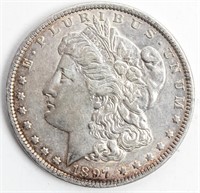 Coin 1897-O Morgan Silver Dollar Almost Unc.