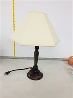 metal table lamp w/ shade