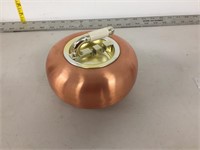 copper curling rock/ ashtray