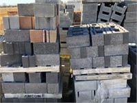 (5-Pallets) Builders Mixed Concrete Blocks