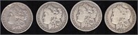 Coins - 4 Morgan Silver Dollars 1 lot