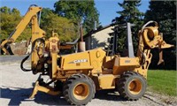 Case 4 wheel skidsteer 660 plow