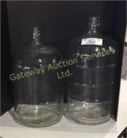 2 Glass Wine Making Jugs