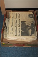 Box of Old Newspapers