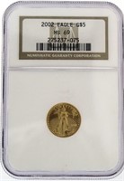 2002 MS69 American Eagle $5 Gold Piece