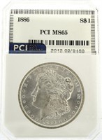 1886 MS65 Morgan Silver Dollar