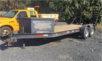 18' Heavy Duty Flay Bed Trailer