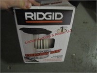 Rigid 6 gal shop vac w/ hose/attach. & NIB filter