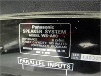 3 panasonic speakers WS-A80