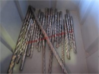 3 boxes of misc various size drill bits