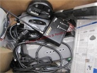 LARGE lot of misc: cables, cords, adapters, ...