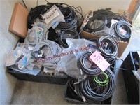 LARGE lot of misc cables, cords & other