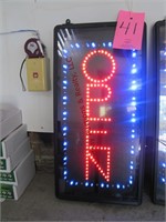 1 Flashing "Open" sign 12"x24" WORKS