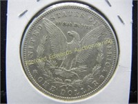 1884-S Morgan Dollar. XF. LUSTER.