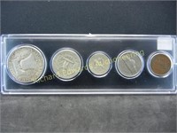 1956 Year Set - 3 90% Silver Coins