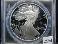 1986-S $1 Proof Silver Eagle. ANACS PF69DCAM
