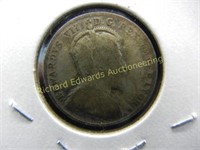 1904 H Newfoundland Canada 10 cent Silver. Very