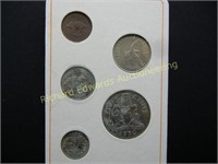 1970 Bermuda First Decimal Coins Set