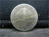 1942-D SILVER LIBERTY DIME, Harder To Find, High