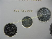 1968 Canada 500 Silver Mint set. 2 silver coins.