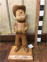 Handcarved bearded man