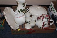 Box of Vintage Collectable Dishes