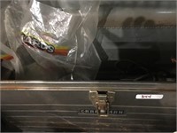 toolbox with pipe pieces