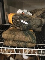 camo burlap (2 full packs and one cut up one)