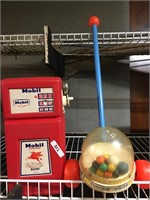 fischer price bubble popper, toy gas station