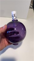 Unusual deep purple 5 inch ball