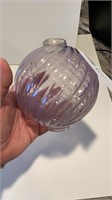 SCA purple ribbon swirl 6 inch ball