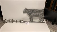 Large cow weathervane hollow 32” x 9 tall