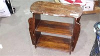 Wood side table or magazine stand